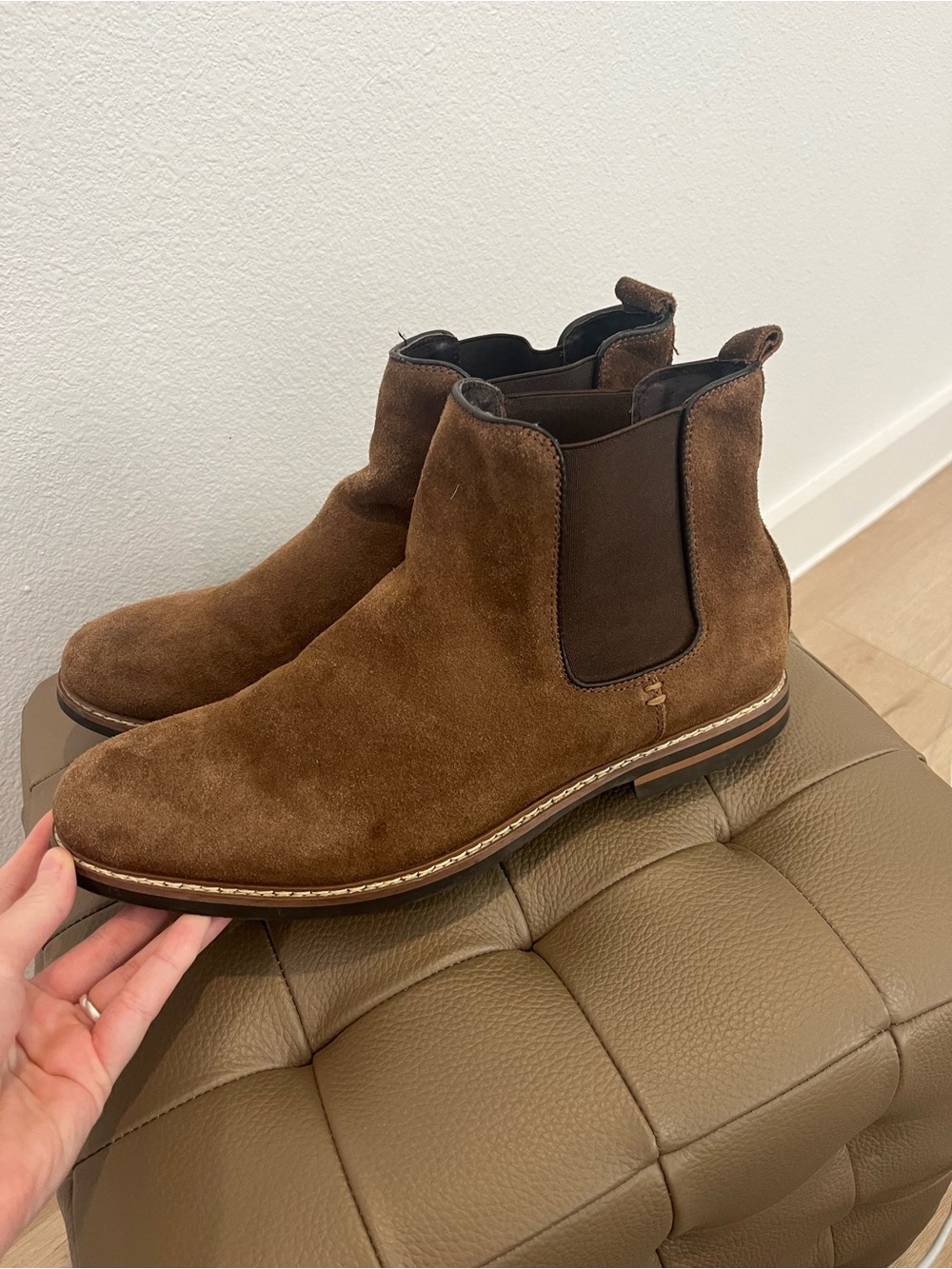 Men's Brown Suede Floyd Chelsea boots